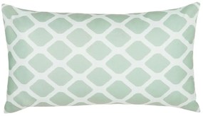 Almofada de jardim 40 x 70 cm verde menta e branco KALAMOS Beliani