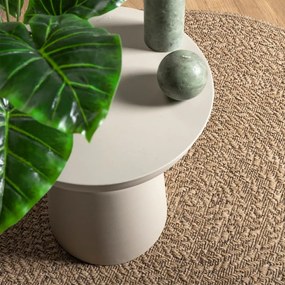 Tapete ZIZUR 120 cm aspeto de juta interior e exterior