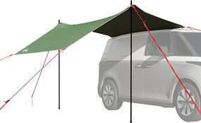 vidaXL Tenda de carro impermeável verde