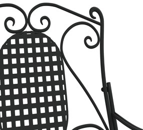 Banco de balanço 84 cm em aço preto