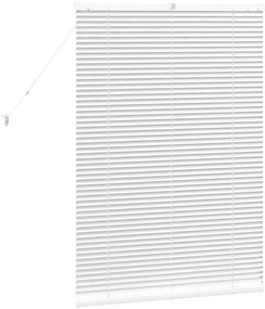 Persiana de Janela com cortinas Outros Manual Branco 80 x 130 cm Alumí