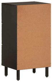 Móvel de apoio 40x33x75 cm madeira de mangueira maciça preto