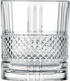 Copos de uísque em cristal com relevo Brillante, conjunto de 6