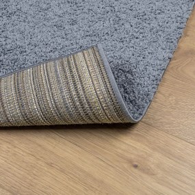 Tapete shaggy de pelo alto PAMPLONA 200x280 cm azul