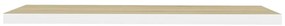 Prateleiras parede 2 pcs 120x23,5x3,8 cm MDF carvalho e branco