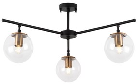 Candeeiro de Teto Atmaca – Preto Antigo – 70 x 70 cm
