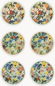 Pratos de pizza em porcelana Fiori Frida, conjunto de 6