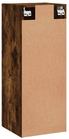 Armário de parede 34,5x34x90 cm carvalho fumado