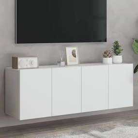 vidaXL Móveis de parede para TV 2 pcs 60x30x41 cm branco