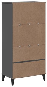 Estante VIKEN 60x35x123 cm derivados de madeira antracite