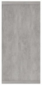 Aparador 88x30x65 cm contraplacado cinzento cimento