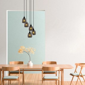 Chandelier Smoked – Fume – 50 x 50 cm