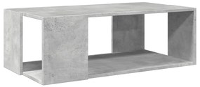 Mesa de centro 89,5x48x30 cm derivados de madeira cinza cimento