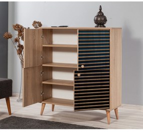 Armário Multiusos Multilux – Carvalho Sonoma – 95x111x36 cm