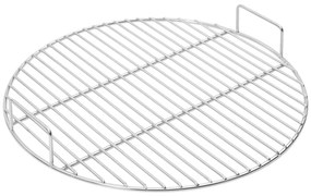 Grelha p/ churrasco redonda c/ pegas Ø44,5cm aço inoxidável 304