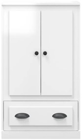 Armário alto derivados madeira 60x35,5x103,5cm branco brilhante
