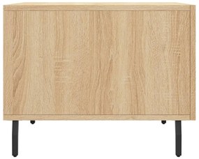 Mesa de centro 50x50x40 cm derivados de madeira carvalho sonoma