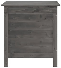 Caixa arrumação p/ jardim 50x49x56,5 cm abeto maciço antracite