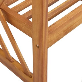 2 pcs conjunto lounge de jardim madeira de acácia maciça