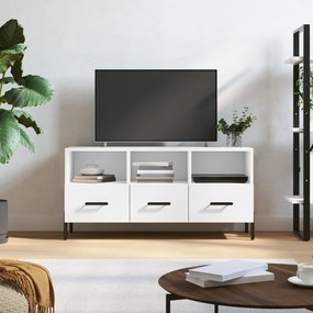 Móvel de TV 102x36x50 cm derivados de madeira branco
