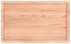 Prateleira de parede 100x60x(2-4) cm carvalho tratado castanho