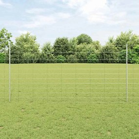 Postes de Cerca vidaXL 22 pcs U-Channel 120 cm Aço Galvanizado