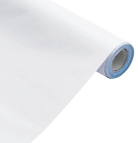 Autocolantes para móveis 90x500 cm PVC branco mate