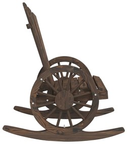 Cadeiras de baloiço Adirondack 2 pcs madeira de abeto maciça