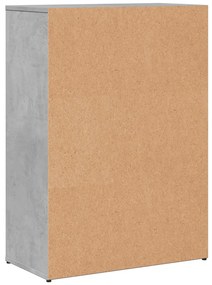 Aparadores 2 pcs 60x30x84 cm derivados madeira cinzento cimento
