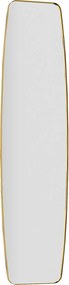HOMCOM Espelho de Parede Espelho Janela com Armação Metálica Espelho Decorativo para Pendurar Espelho de Corredor, 160 x 40 x 3 cm, Dourado | Aosom Portugal