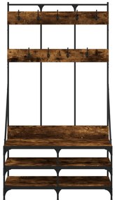 Conjunto de Entrada - Bengaleiro c/ arrumação de calçado 100x40x184cm