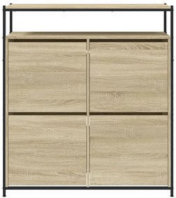 Sapateira c/ 4 gavetas articuladas 100x34x112cm carvalho sonoma