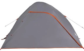 Tenda familiar em cúpula para 6 pessoas impermeável cinza