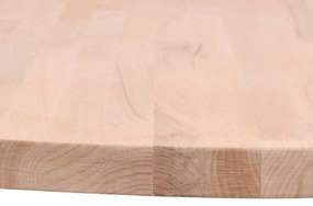 Tampo de mesa redondo Ø50x4 cm madeira de faia maciça