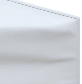 Tenda para festas dobrável com paredes laterais 3x6 m branco