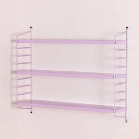 Estante De Parede Modular Emine Lilás Lavanda - Sklum