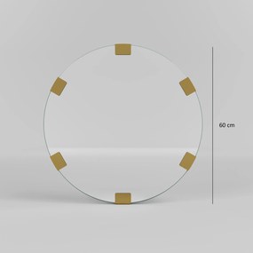 Espelho Chakra – Dourado – 60 cm