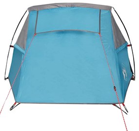 Tenda de campismo túnel para 2 pessoas impermeável azul