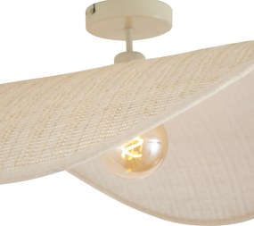 Candeeiro de Teto Moderno Bege 65cm - Hat