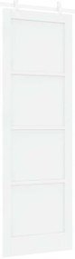 Porta Deslizante vidaXL com Conjunto de Acessórios Branca 78x232 cm Ma