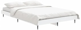 Estrutura de cama 120x190 cm derivados de madeira branco