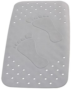 Tapete de banho antiderrapante Plattfuß 72x38 cm cinzento 67087
