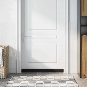 vidaXL Selos de Escovas para Porta com Parafuso 2 pcs Prateado 100 cm