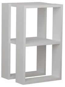 Mesa de Cabeceira Lonie – Branco – 30 cm x 55 cm x 30 cm