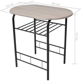 Conjunto de pequeno-almoço MDF