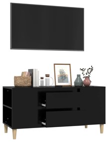 Móvel para TV 102x44,5x50 cm derivados de madeira preto