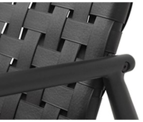 Tuinstoel Jysk 3795090 Rotim sintético Preto Alumínio