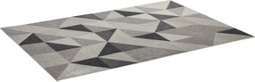 HOMCOM Tapete de Sala de Estar Moderno 230x160cm Tapete Geométrico com Base Antiderrapante Multicor | Aosom Portugal