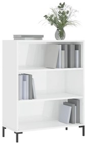 Estante 69,5x32,5x90 cm derivados de madeira branco brilhante