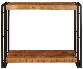 Aparador 90 x 33 x 75 cm Madeira de mangueira áspera maciça